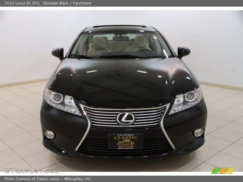Obsidian Black / Parchment 2013 Lexus ES 350