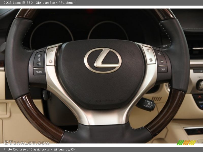 Obsidian Black / Parchment 2013 Lexus ES 350