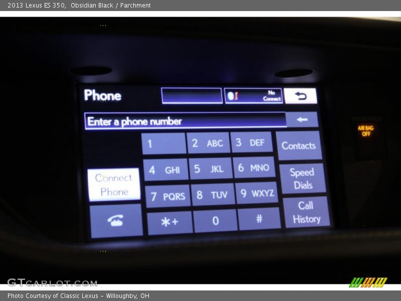 Obsidian Black / Parchment 2013 Lexus ES 350
