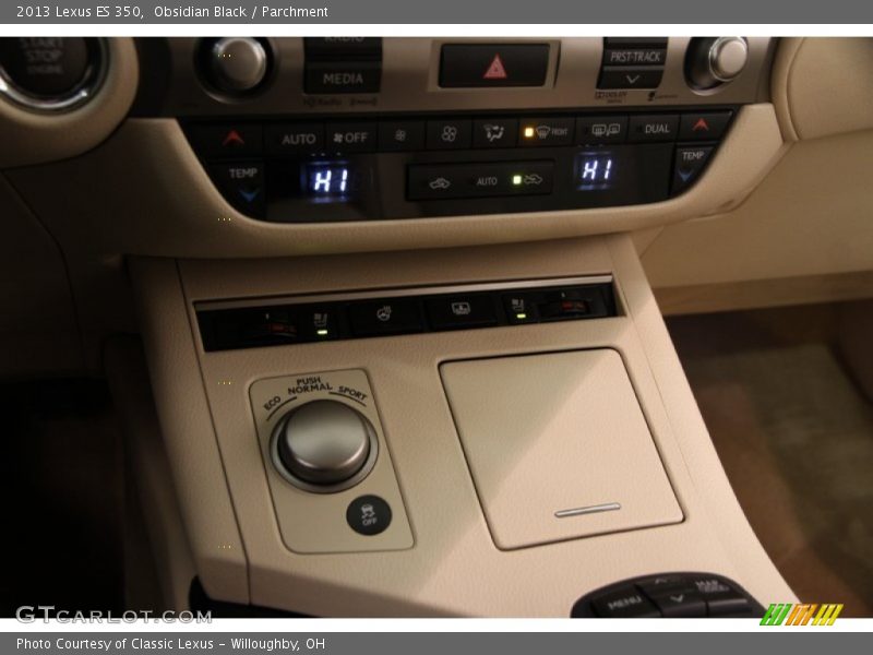 Obsidian Black / Parchment 2013 Lexus ES 350
