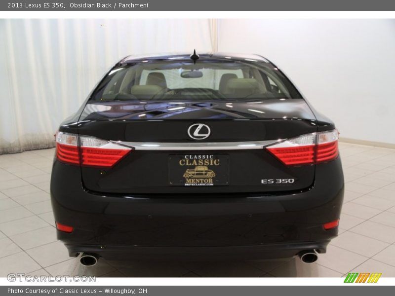 Obsidian Black / Parchment 2013 Lexus ES 350