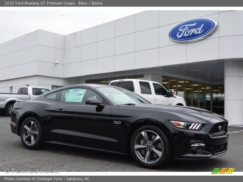 Black / Ebony 2015 Ford Mustang GT Premium Coupe