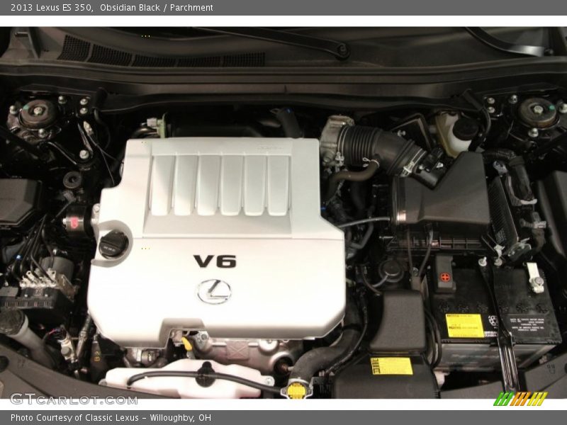 Obsidian Black / Parchment 2013 Lexus ES 350