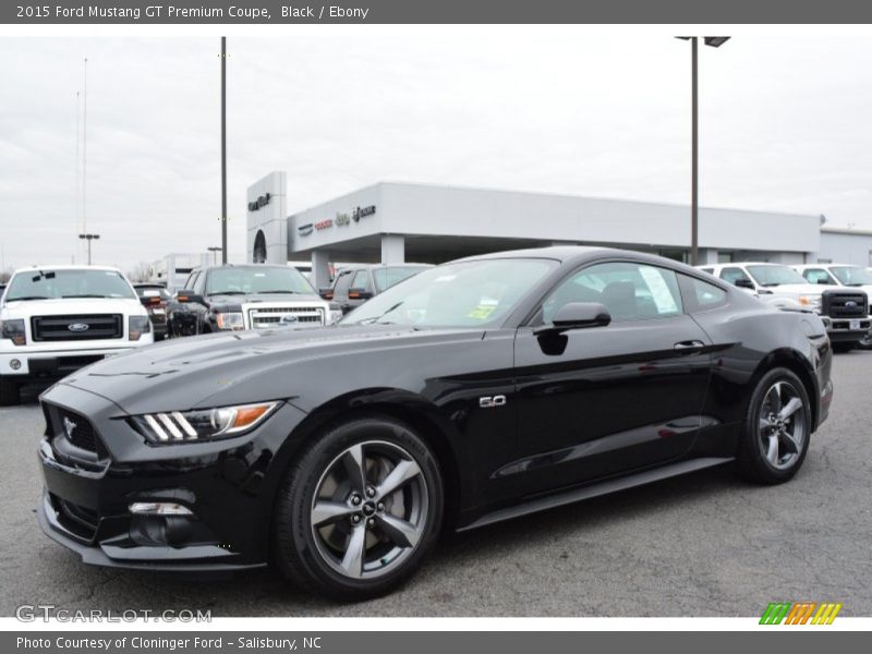 Black / Ebony 2015 Ford Mustang GT Premium Coupe