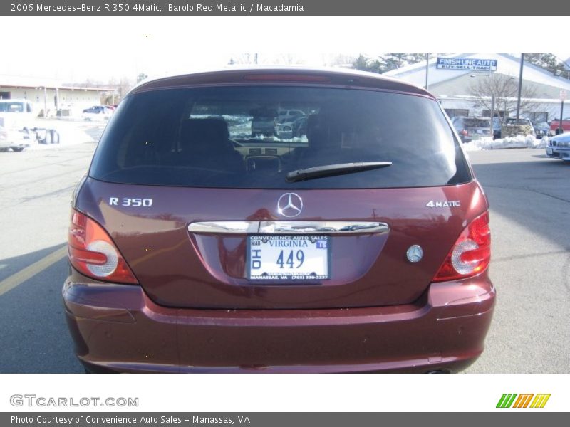 Barolo Red Metallic / Macadamia 2006 Mercedes-Benz R 350 4Matic