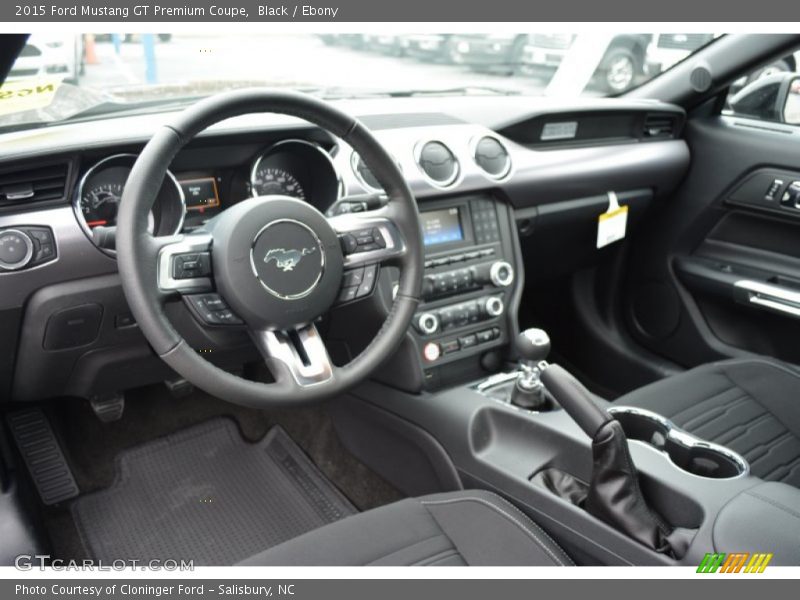 Black / Ebony 2015 Ford Mustang GT Premium Coupe