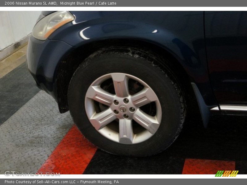 Midnight Blue Pearl / Cafe Latte 2006 Nissan Murano SL AWD