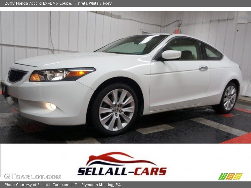 Taffeta White / Ivory 2008 Honda Accord EX-L V6 Coupe