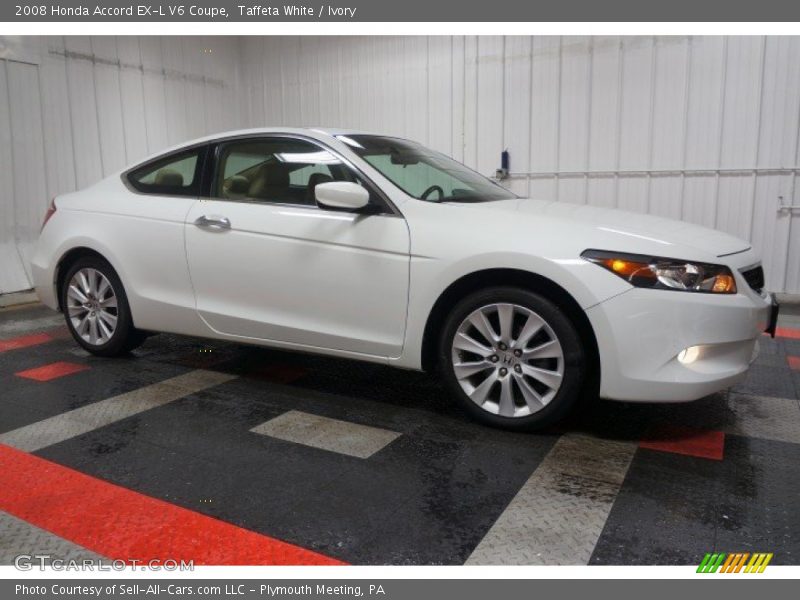 Taffeta White / Ivory 2008 Honda Accord EX-L V6 Coupe