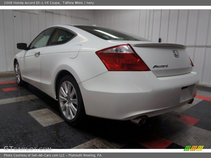 Taffeta White / Ivory 2008 Honda Accord EX-L V6 Coupe