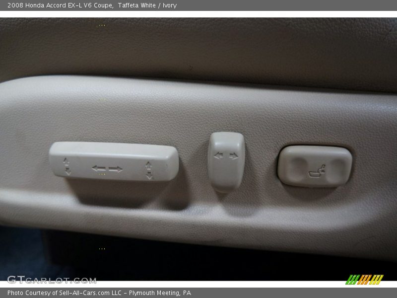 Taffeta White / Ivory 2008 Honda Accord EX-L V6 Coupe