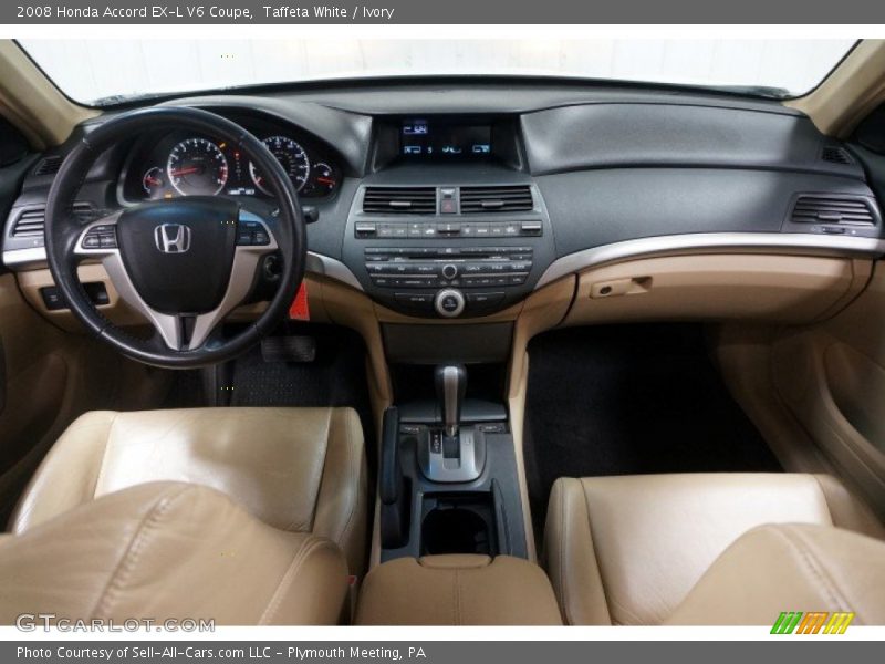 Taffeta White / Ivory 2008 Honda Accord EX-L V6 Coupe