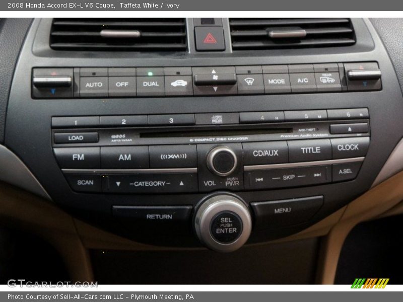 Taffeta White / Ivory 2008 Honda Accord EX-L V6 Coupe