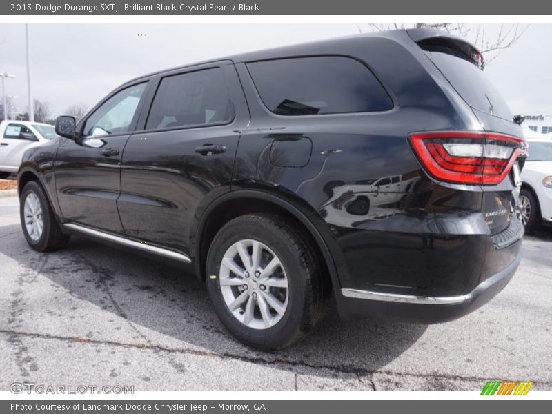 Brilliant Black Crystal Pearl / Black 2015 Dodge Durango SXT