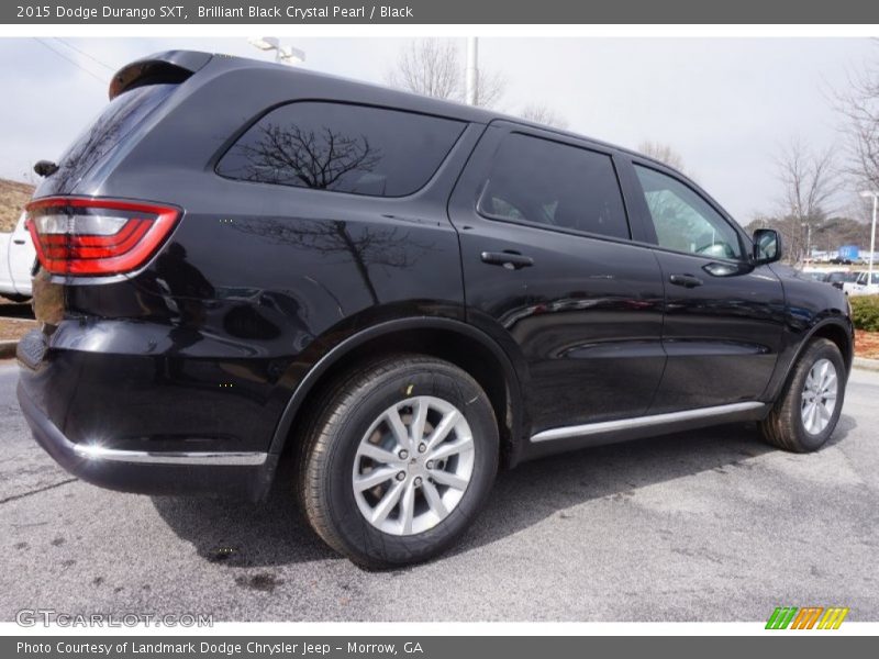 Brilliant Black Crystal Pearl / Black 2015 Dodge Durango SXT