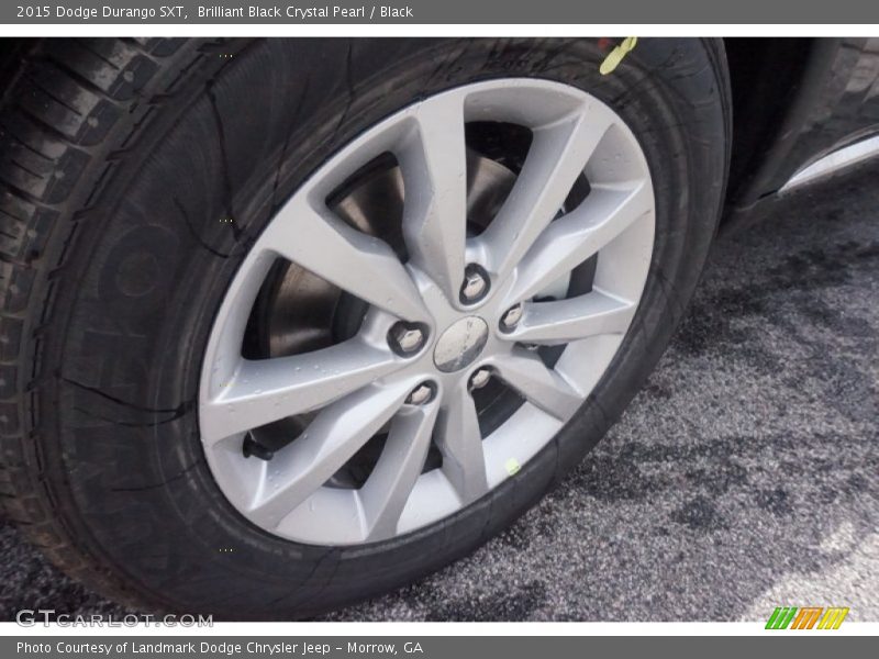 Brilliant Black Crystal Pearl / Black 2015 Dodge Durango SXT