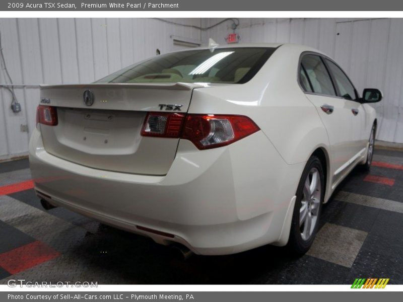 Premium White Pearl / Parchment 2009 Acura TSX Sedan