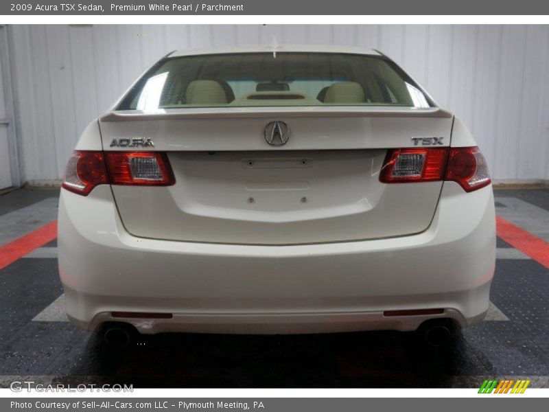 Premium White Pearl / Parchment 2009 Acura TSX Sedan