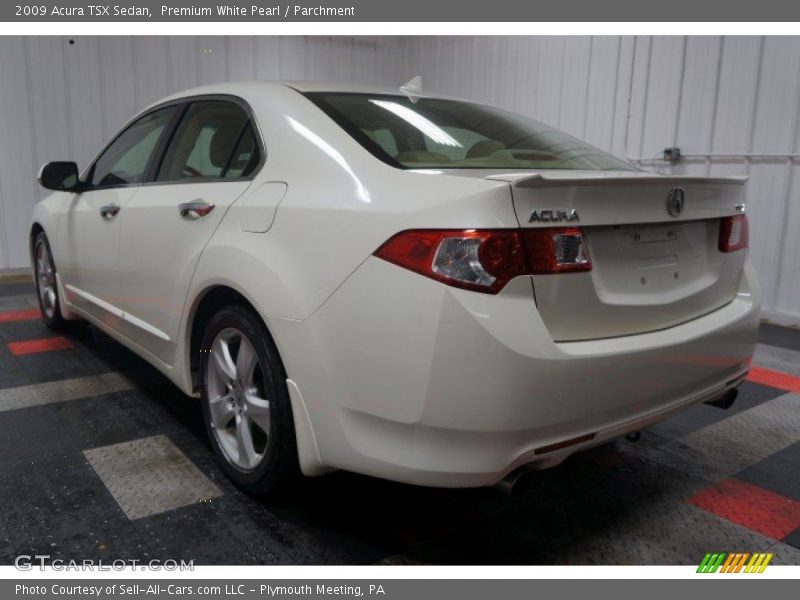 Premium White Pearl / Parchment 2009 Acura TSX Sedan