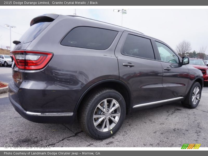 Granite Crystal Metallic / Black 2015 Dodge Durango Limited