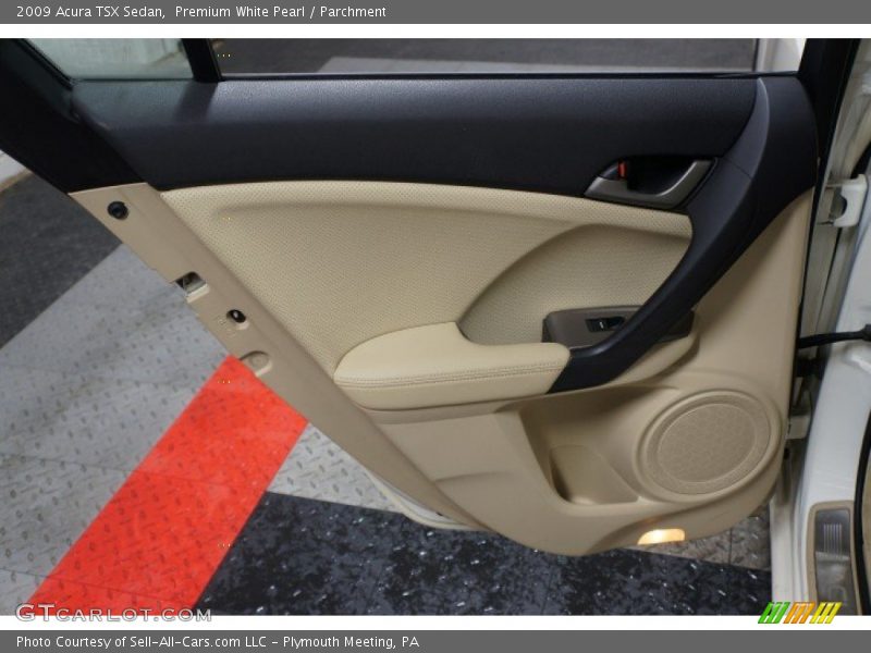 Premium White Pearl / Parchment 2009 Acura TSX Sedan