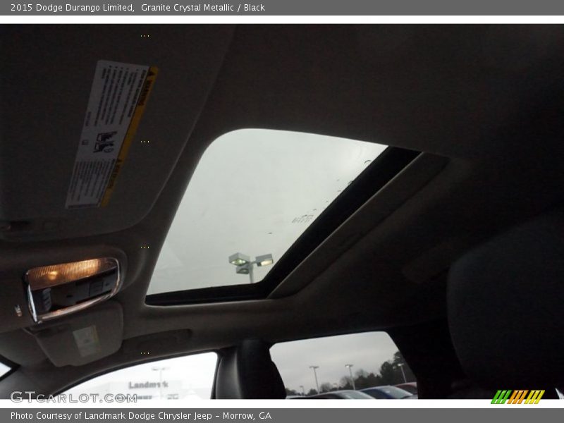 Granite Crystal Metallic / Black 2015 Dodge Durango Limited