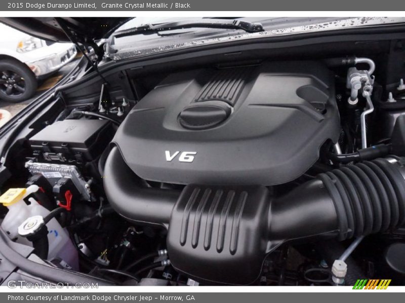 Granite Crystal Metallic / Black 2015 Dodge Durango Limited