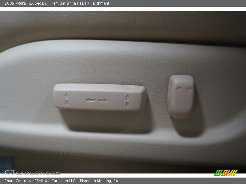 Premium White Pearl / Parchment 2009 Acura TSX Sedan
