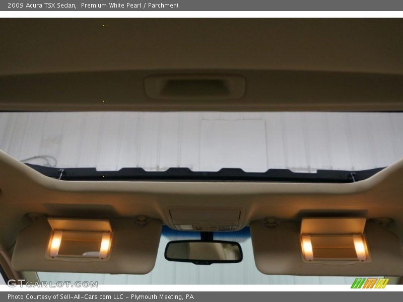 Premium White Pearl / Parchment 2009 Acura TSX Sedan