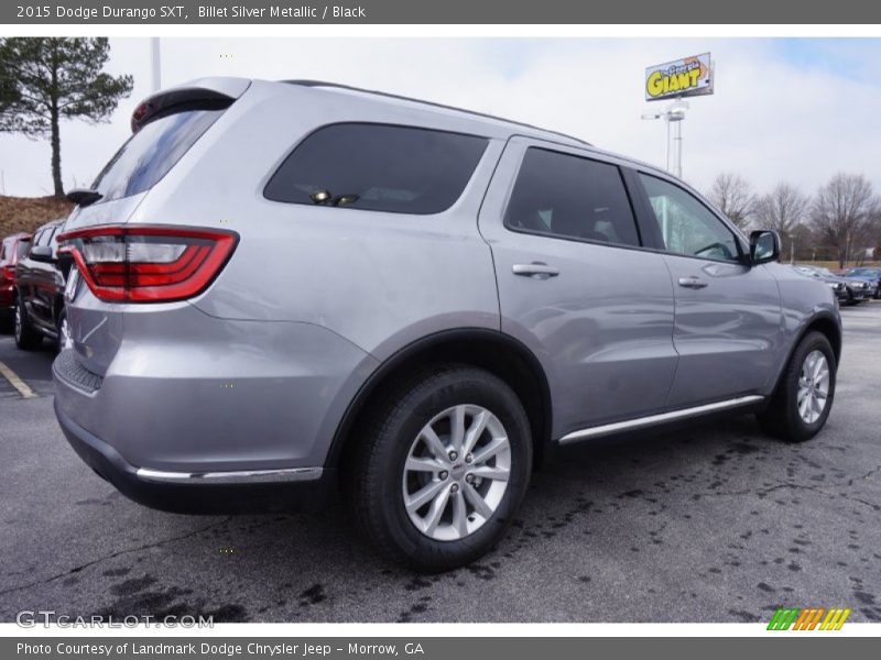 Billet Silver Metallic / Black 2015 Dodge Durango SXT