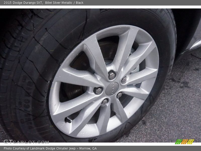 Billet Silver Metallic / Black 2015 Dodge Durango SXT
