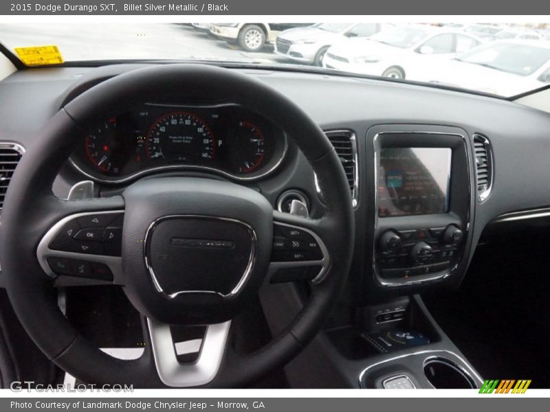 Billet Silver Metallic / Black 2015 Dodge Durango SXT