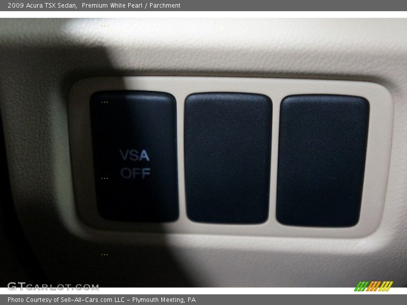 Premium White Pearl / Parchment 2009 Acura TSX Sedan