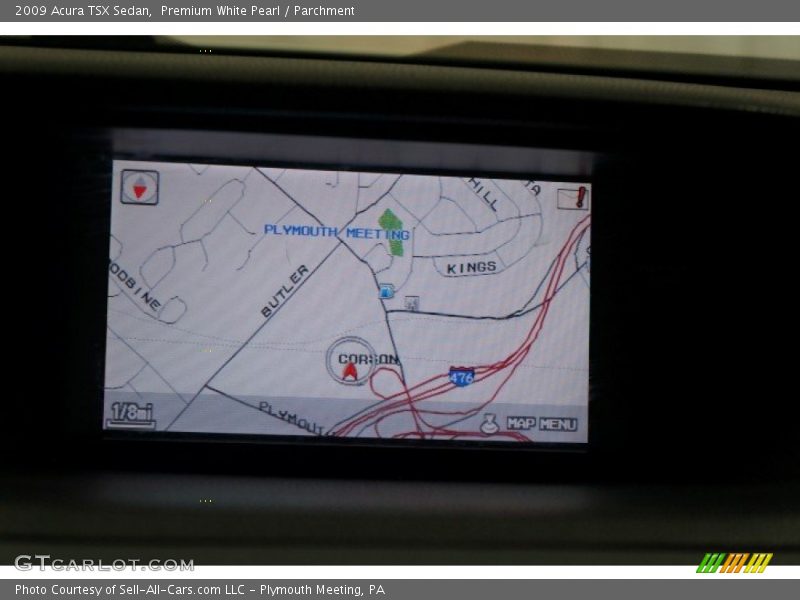 Premium White Pearl / Parchment 2009 Acura TSX Sedan