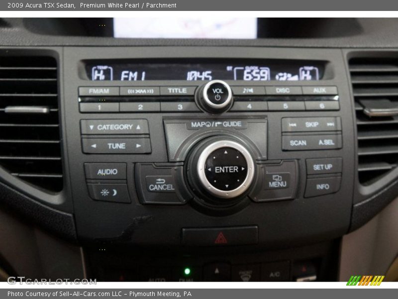 Premium White Pearl / Parchment 2009 Acura TSX Sedan