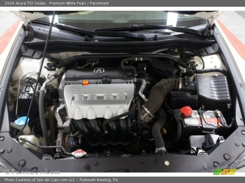 Premium White Pearl / Parchment 2009 Acura TSX Sedan