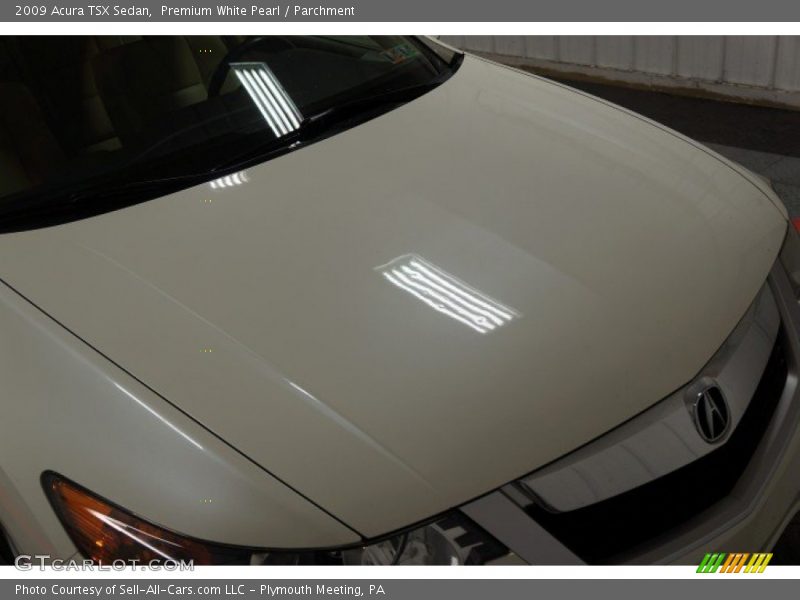 Premium White Pearl / Parchment 2009 Acura TSX Sedan
