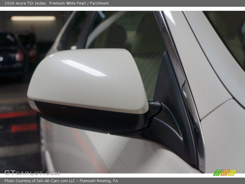 Premium White Pearl / Parchment 2009 Acura TSX Sedan
