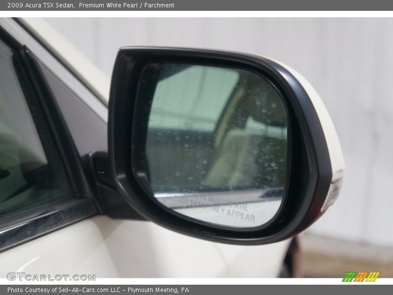 Premium White Pearl / Parchment 2009 Acura TSX Sedan