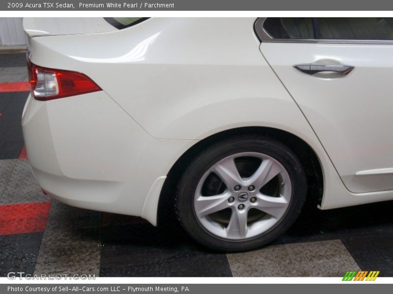 Premium White Pearl / Parchment 2009 Acura TSX Sedan