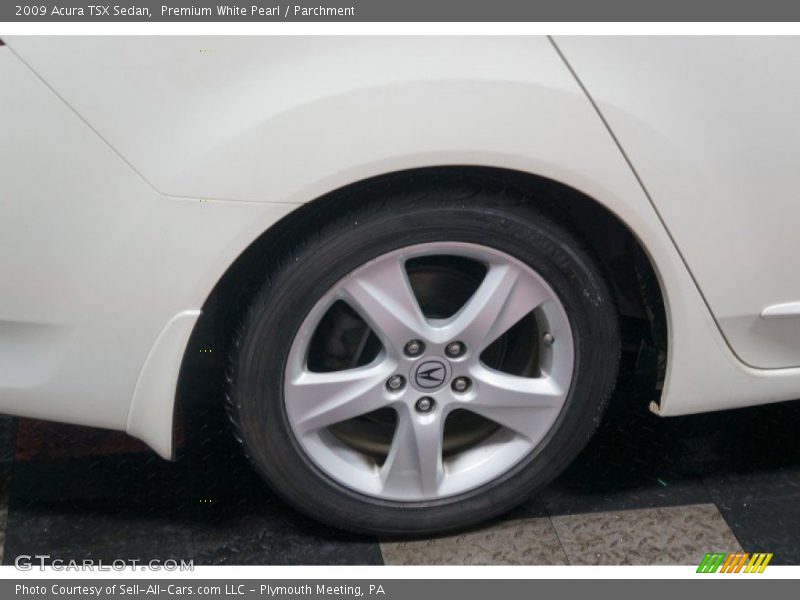 Premium White Pearl / Parchment 2009 Acura TSX Sedan