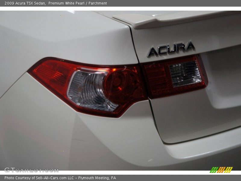 Premium White Pearl / Parchment 2009 Acura TSX Sedan