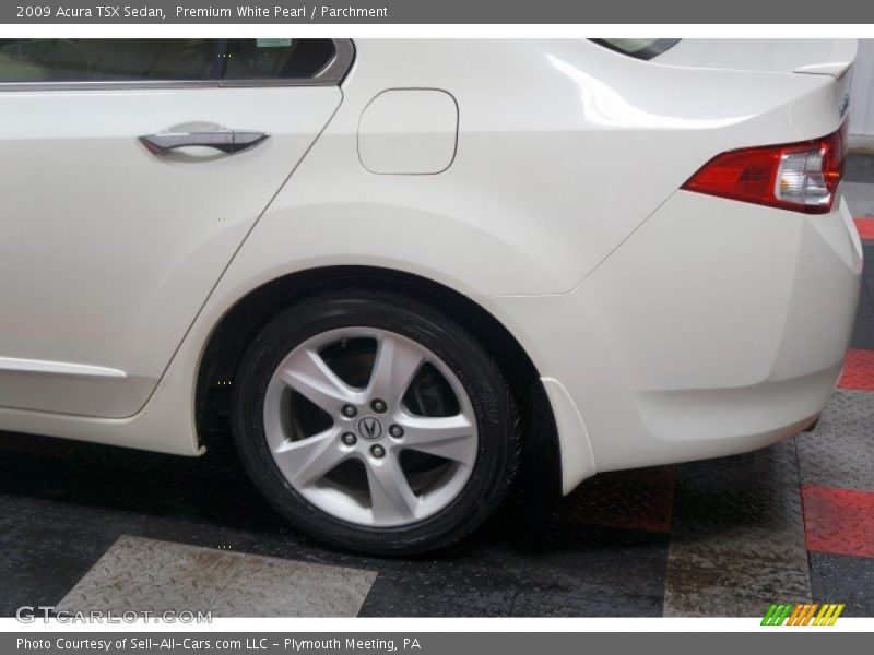 Premium White Pearl / Parchment 2009 Acura TSX Sedan