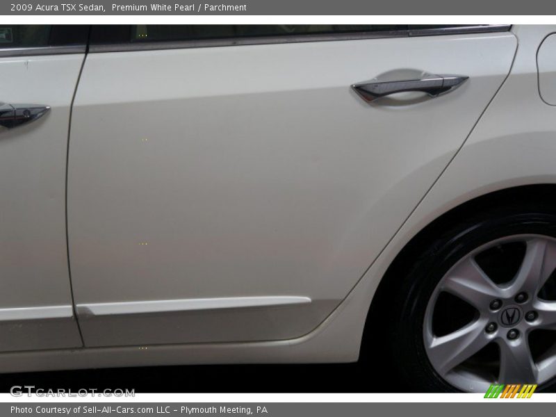 Premium White Pearl / Parchment 2009 Acura TSX Sedan