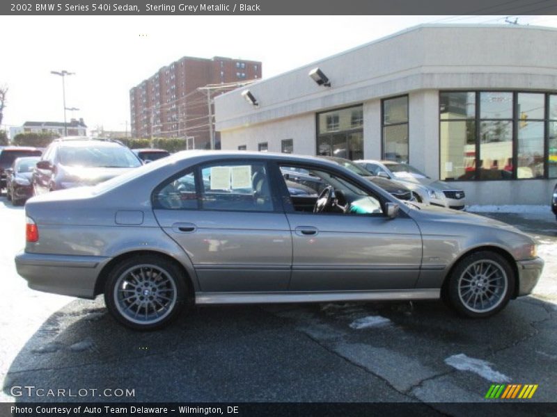Sterling Grey Metallic / Black 2002 BMW 5 Series 540i Sedan