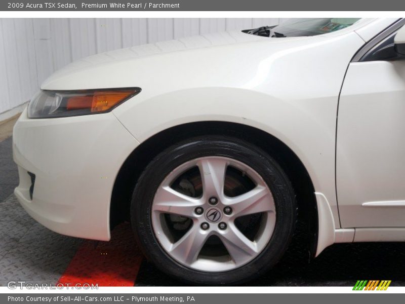 Premium White Pearl / Parchment 2009 Acura TSX Sedan