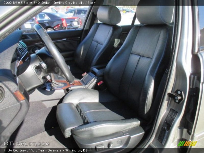 Sterling Grey Metallic / Black 2002 BMW 5 Series 540i Sedan