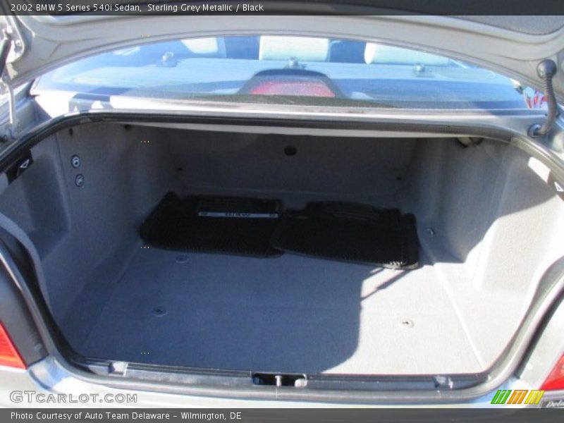 Sterling Grey Metallic / Black 2002 BMW 5 Series 540i Sedan