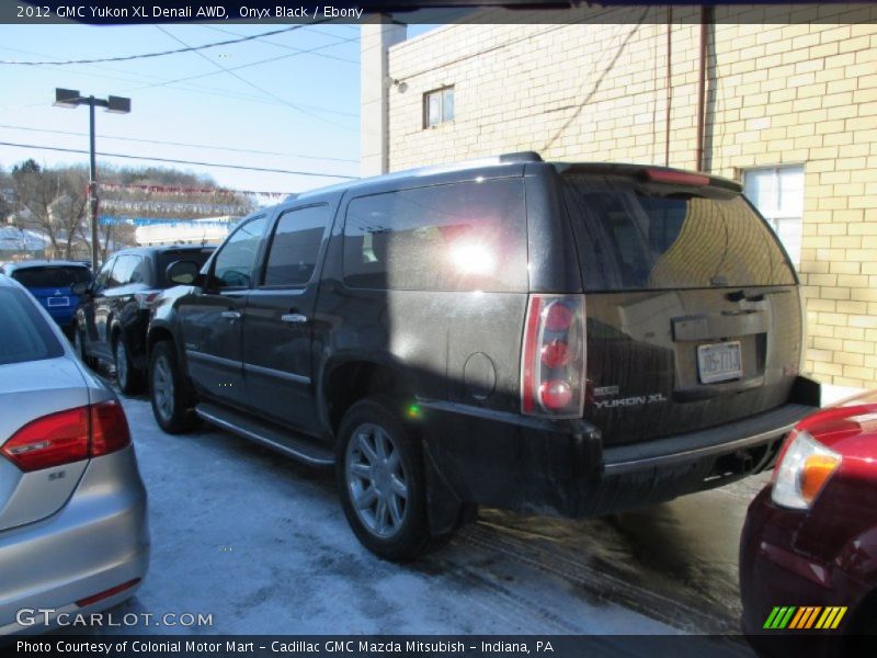 Onyx Black / Ebony 2012 GMC Yukon XL Denali AWD