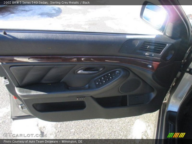Sterling Grey Metallic / Black 2002 BMW 5 Series 540i Sedan